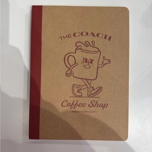 Coach Coffee Shop Notebook